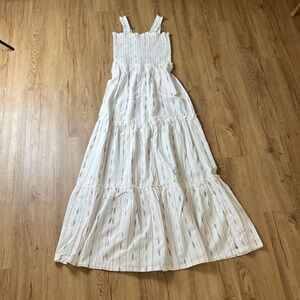 Roxy NWT long cream dress It has full elastic top. Fits most sizes of bust